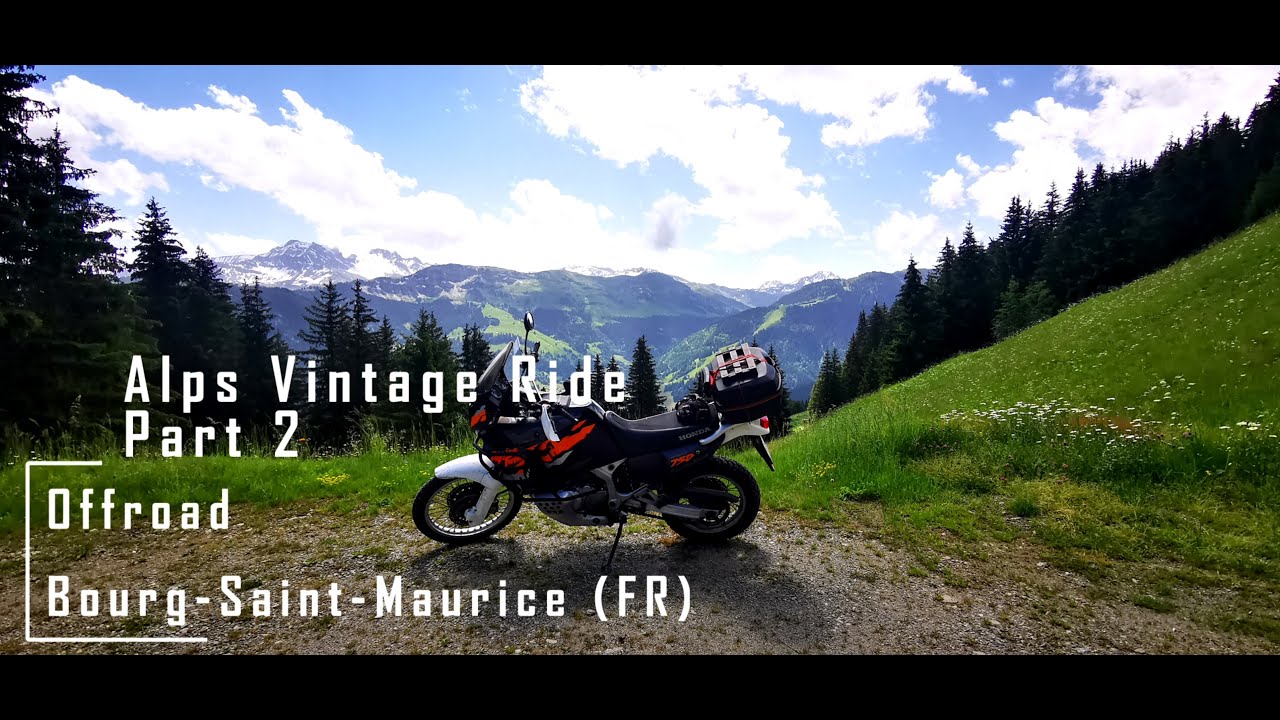 Alps Vintage Ride Africa Twin XRV 750 Part 2 OFFroad !