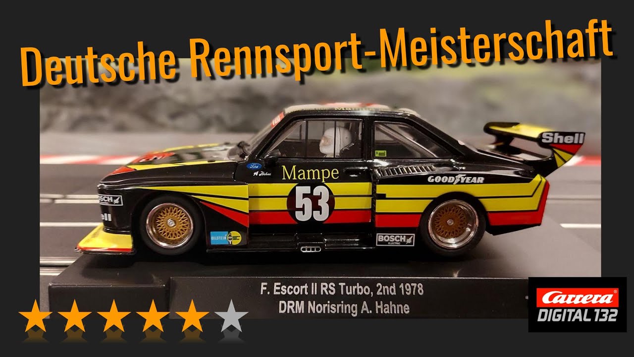 DRM Teil 2: Der neue Sideways Escort Turbo  - Umbau für Carrera Digital 132. Test, Tuning, Fazit