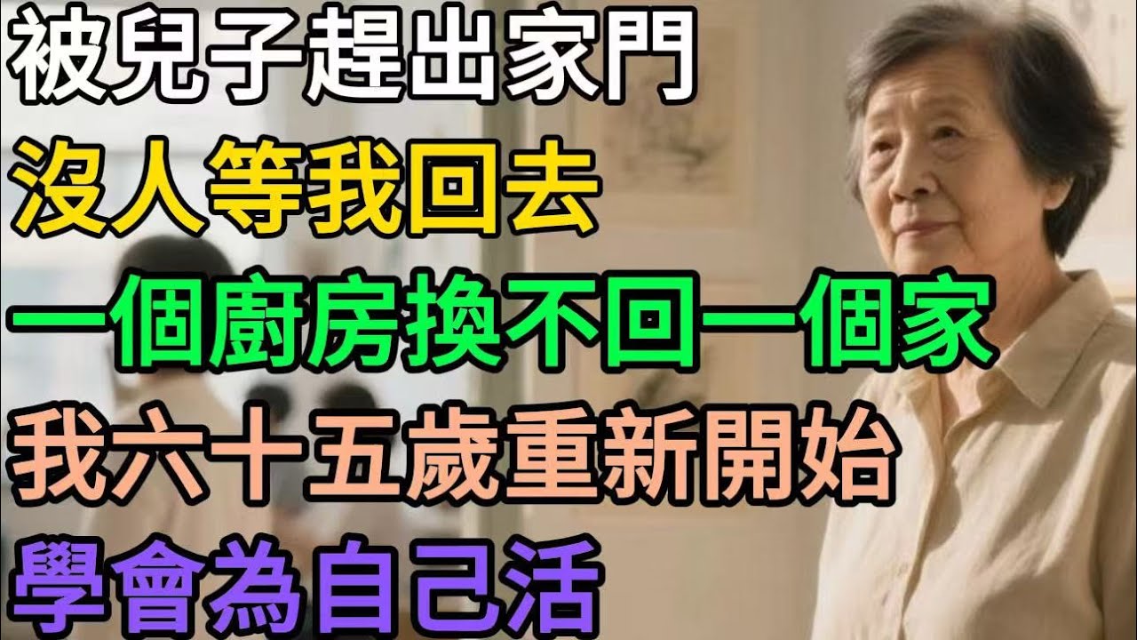 我65歲被兒子趕出家門，卻意外收穫了全新人生：晚年不是終點，是起點#晚年故事 #親情真相 #餘生有光 #老人心聲 #養老現實 #情感反轉