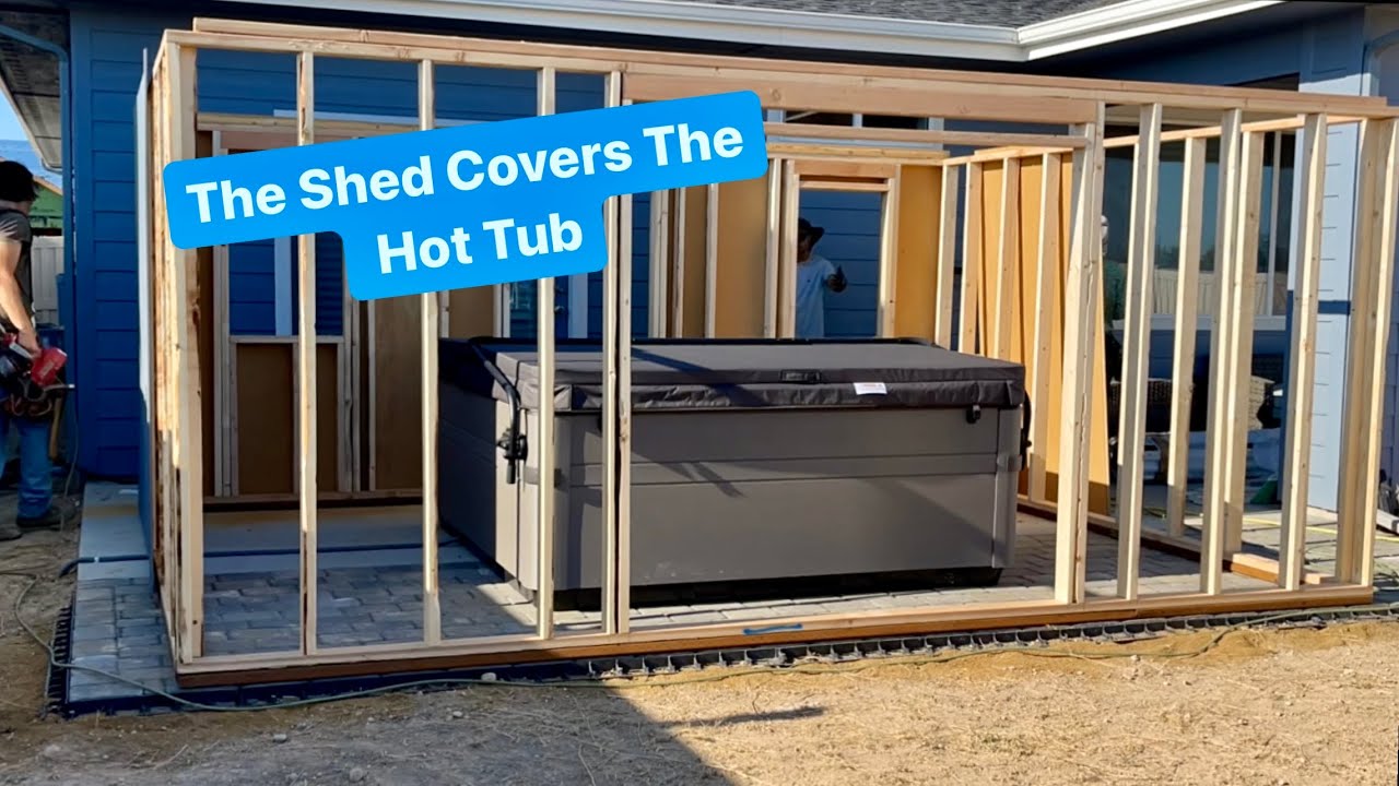 The Hot Tub Shed…. full build