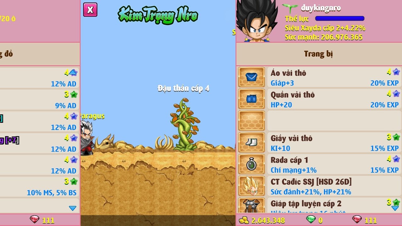Ngọc Rồng Online - Đầu Tư 2ty7 Vàng Đập Đồ Và Kết Mãn Nguyện Duykingnro Tập 4
