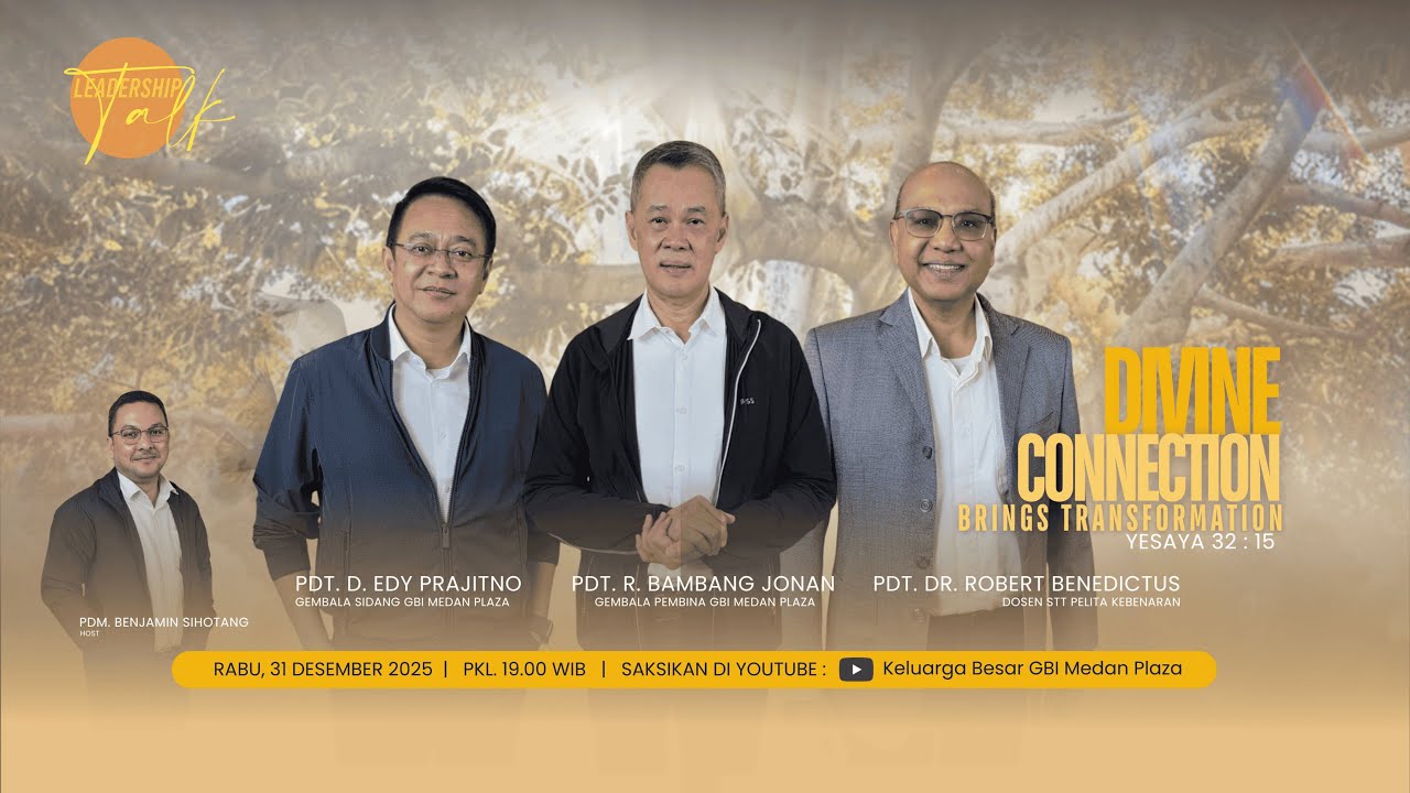 Talkshow Online Koneksi Ilahi Membawa Transformasi - (Yes 32:15) | 31 Desember 2025 Pkl. 19.00 WIB