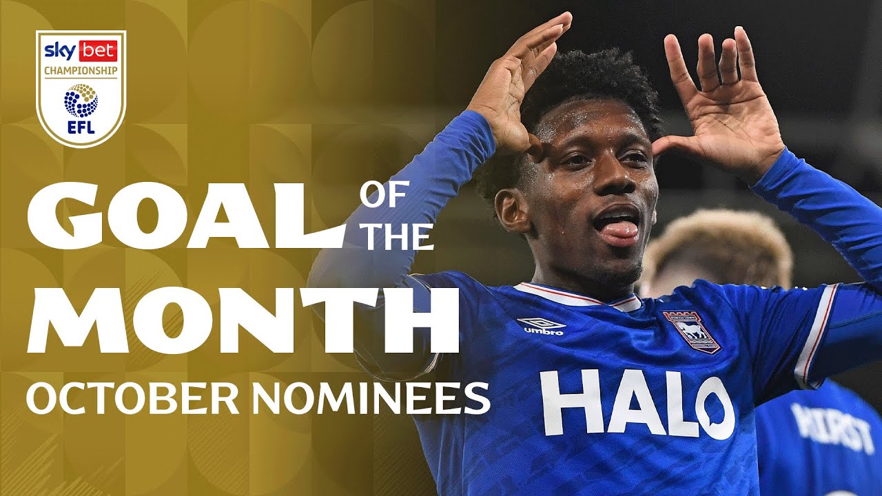 Vote for the Sky Bet Championship Goal of the Month: October 2025