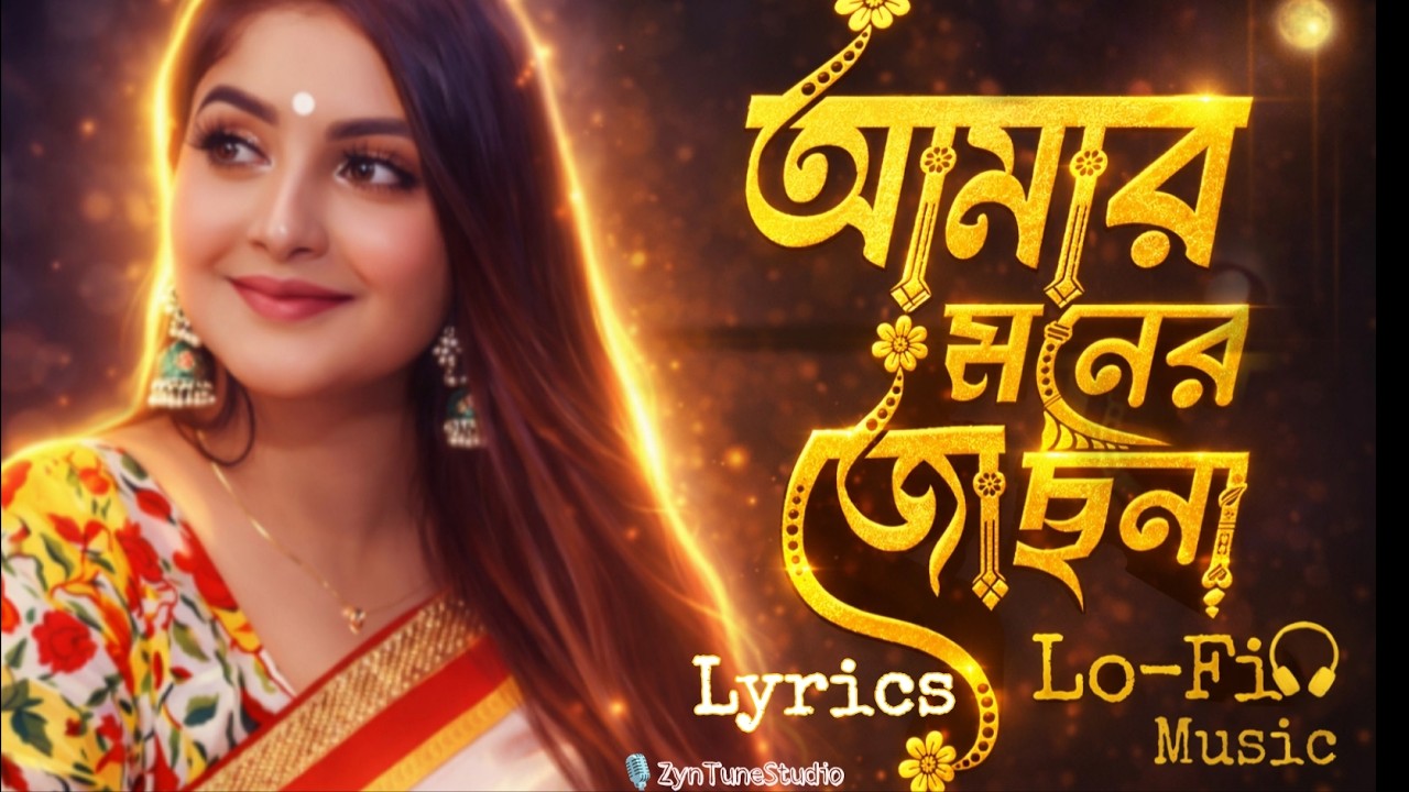 Amar Moner Jochona | আমার মনের জোছনা | Soulful Female Lo-Fi | Romantic Lyrical Video| ZynTune Studio
