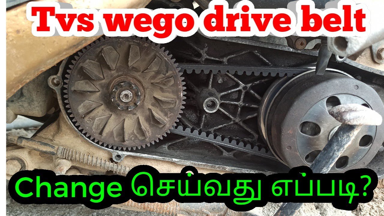 Tvs wego drive belt change video in tamil@Automobile Tips