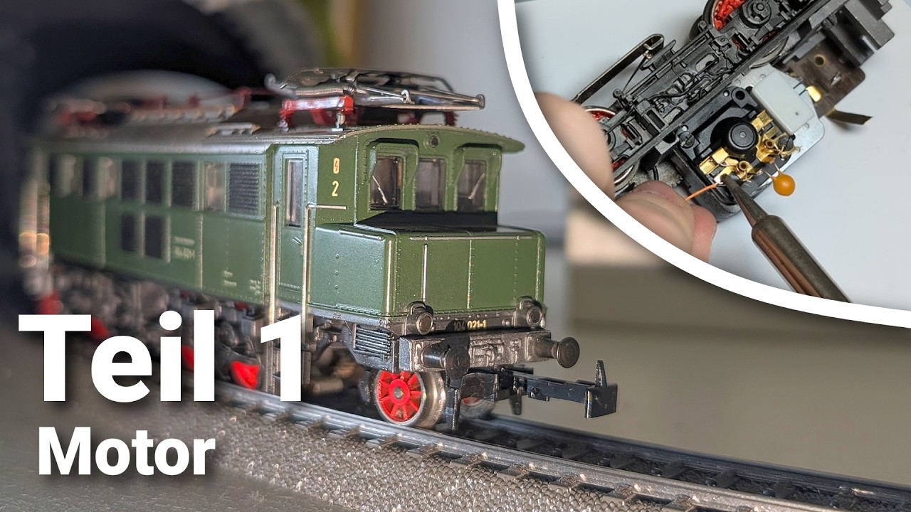 Wie digitalisiere ich eine Modelleisenbahn? Digitalisierung der BR 104! (Märklin 3049 + 60941) (1/2)