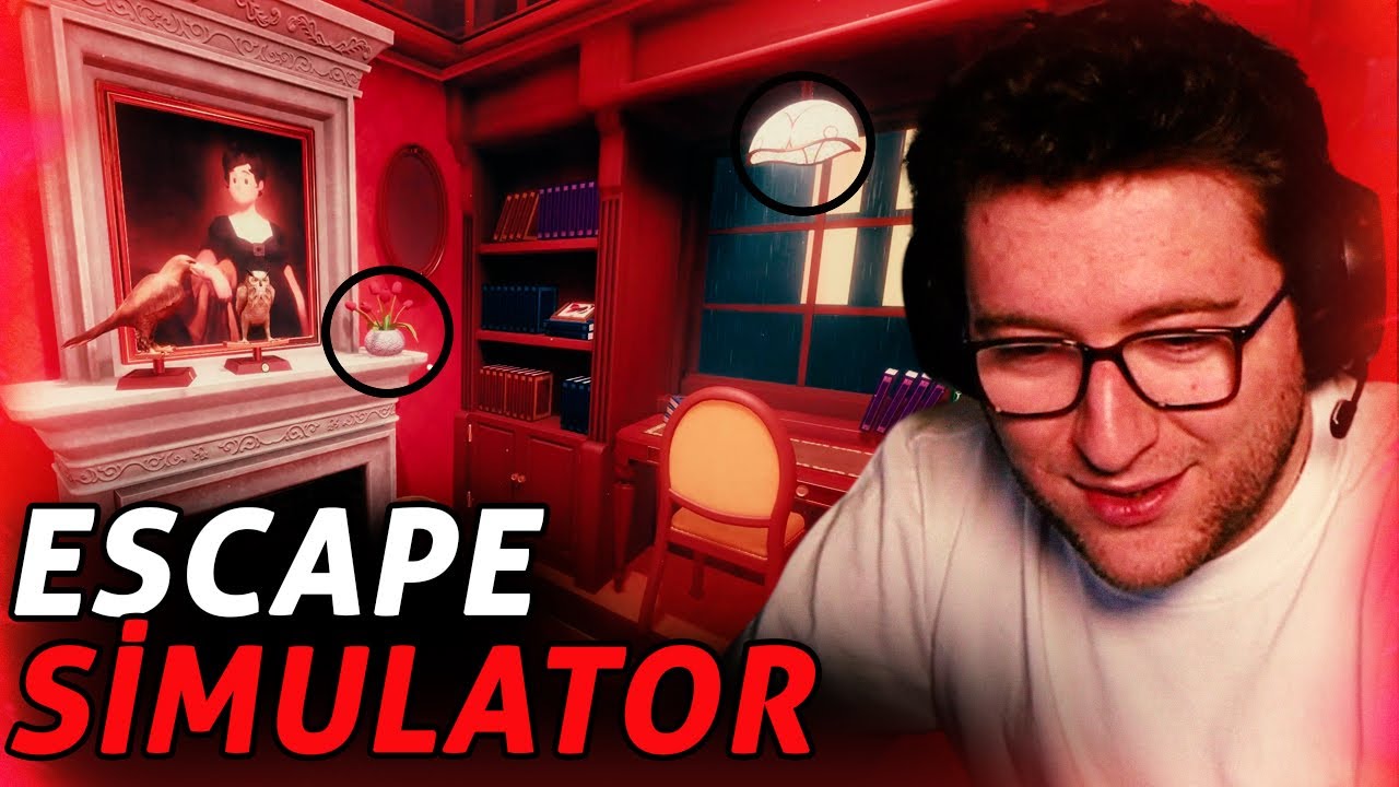 EFE UYGAÇ EKİPLE KAÇIŞ SİMÜLATÖRÜ OYNUYOR! ESCAPE SIMULATOR