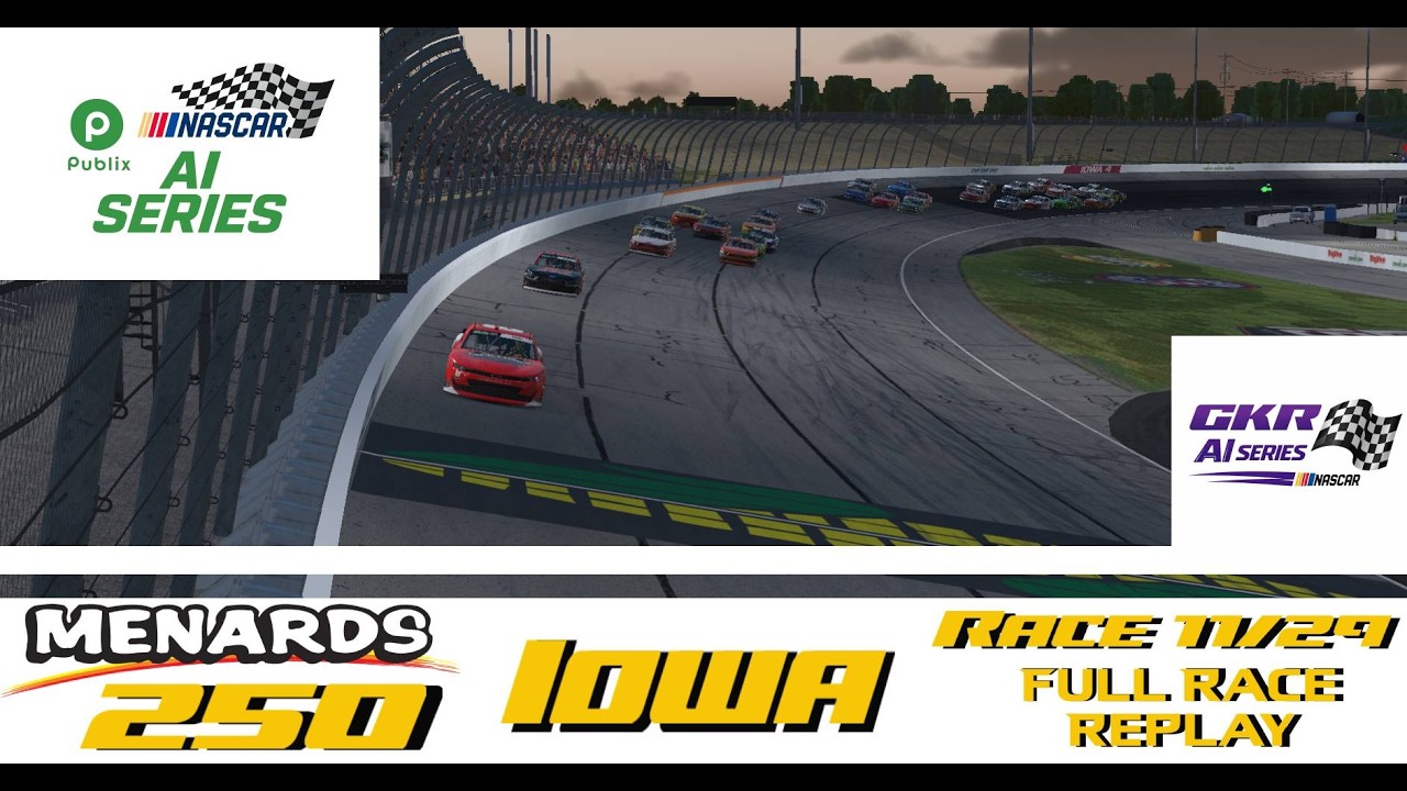 NASCAR AI Racing Publix Series: Menards 250 Full Race Replay