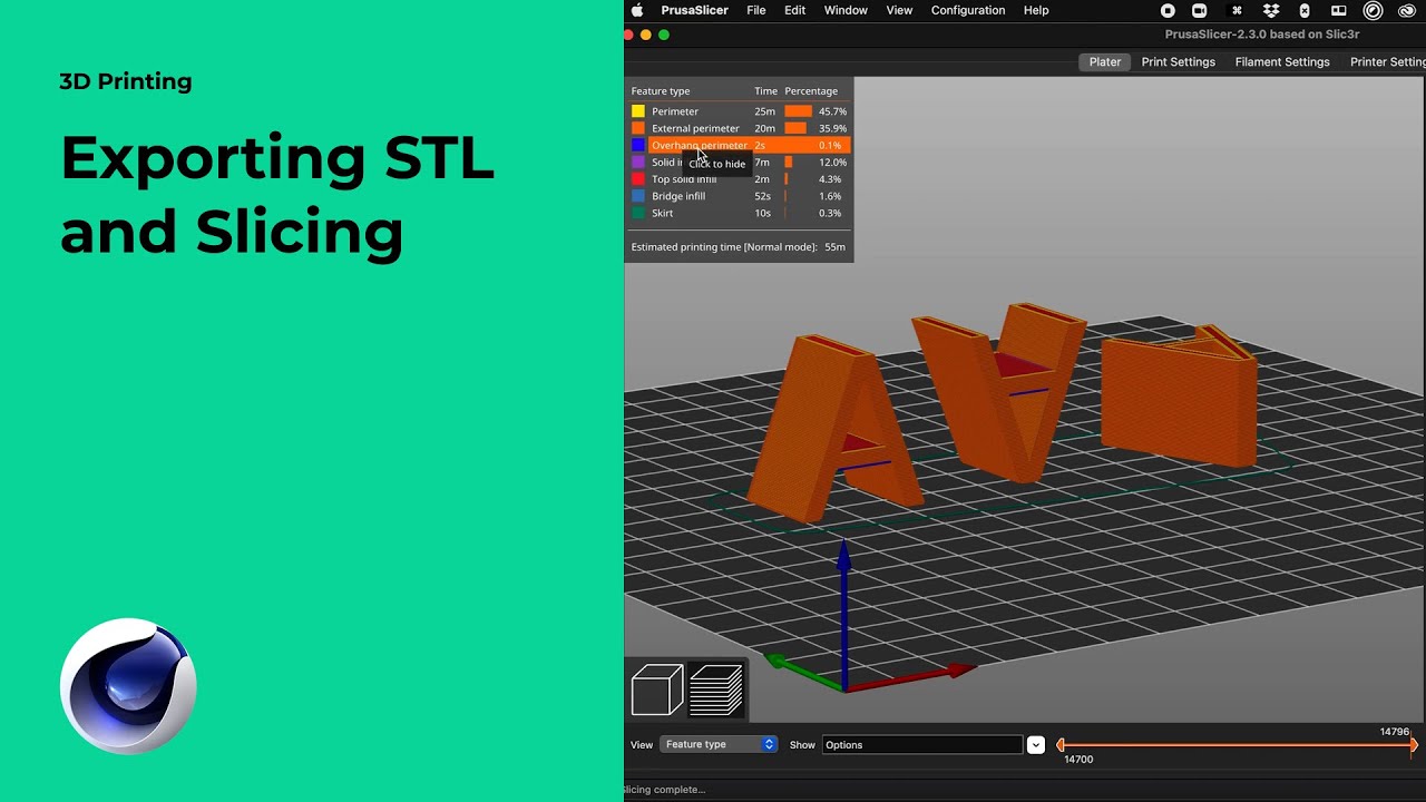 3D Printing: Exporting STL and Slicing