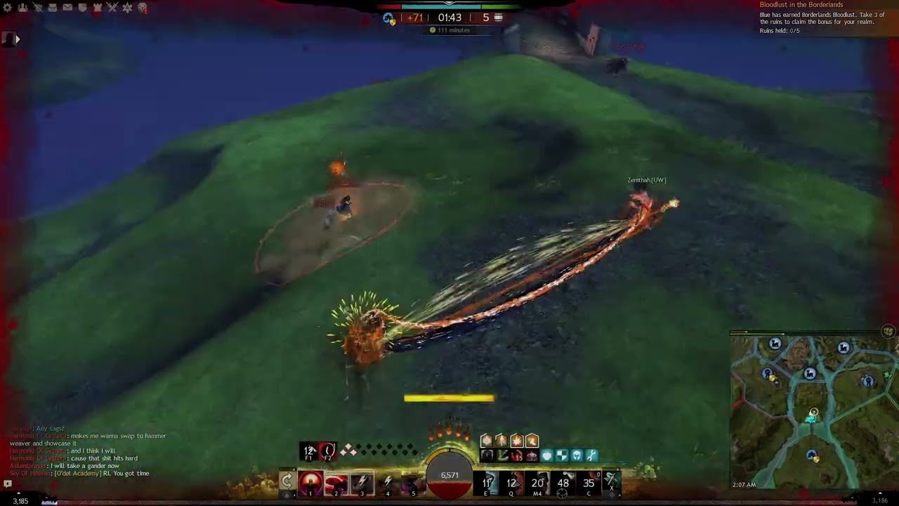 GW2 WvW Thief Dueling & Farming kD for bags 길드워2 키위 전장