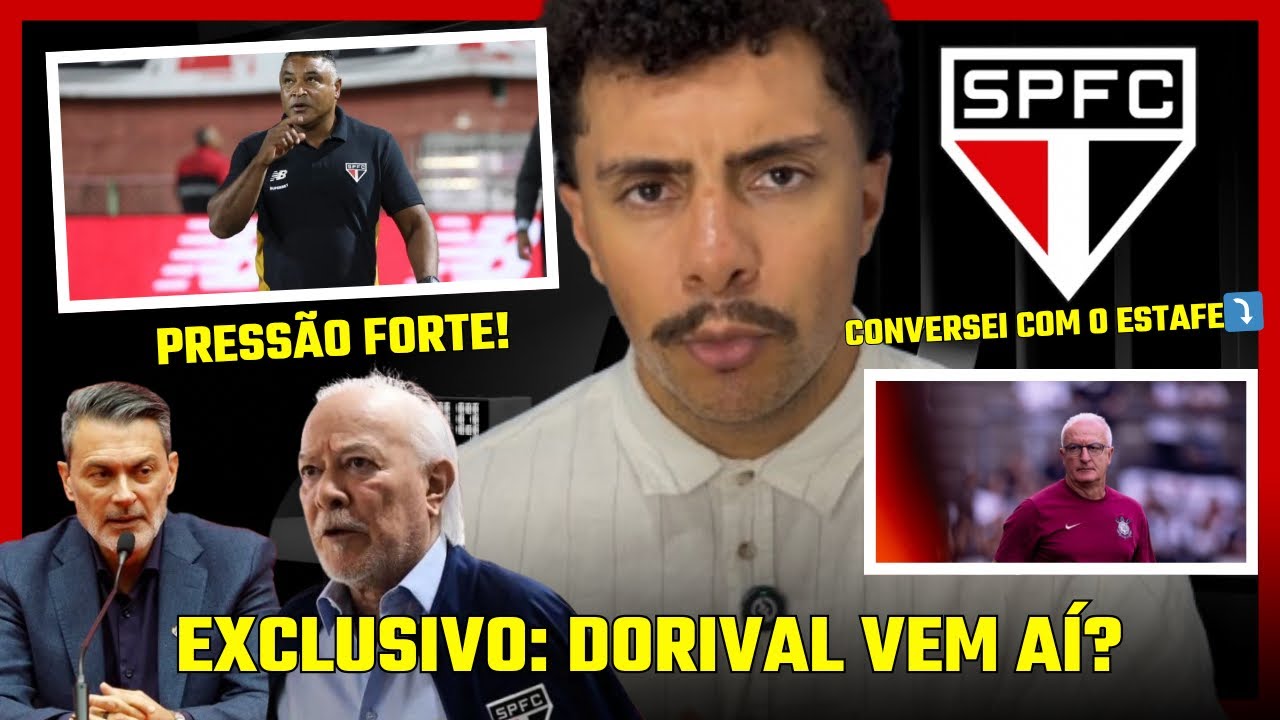 EXCLUSIVO: DORIVAL J&Uacute;NIOR NO S&Atilde;O PAULO APURADO COM CLUBE E ESTAFE! A PRESS&Atilde;O PARA ROGER MACHADO! 