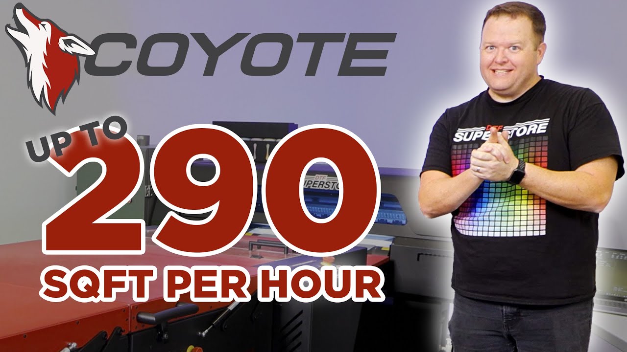 What has Jeremy so excited about the Coyote DTF Printer?!?!