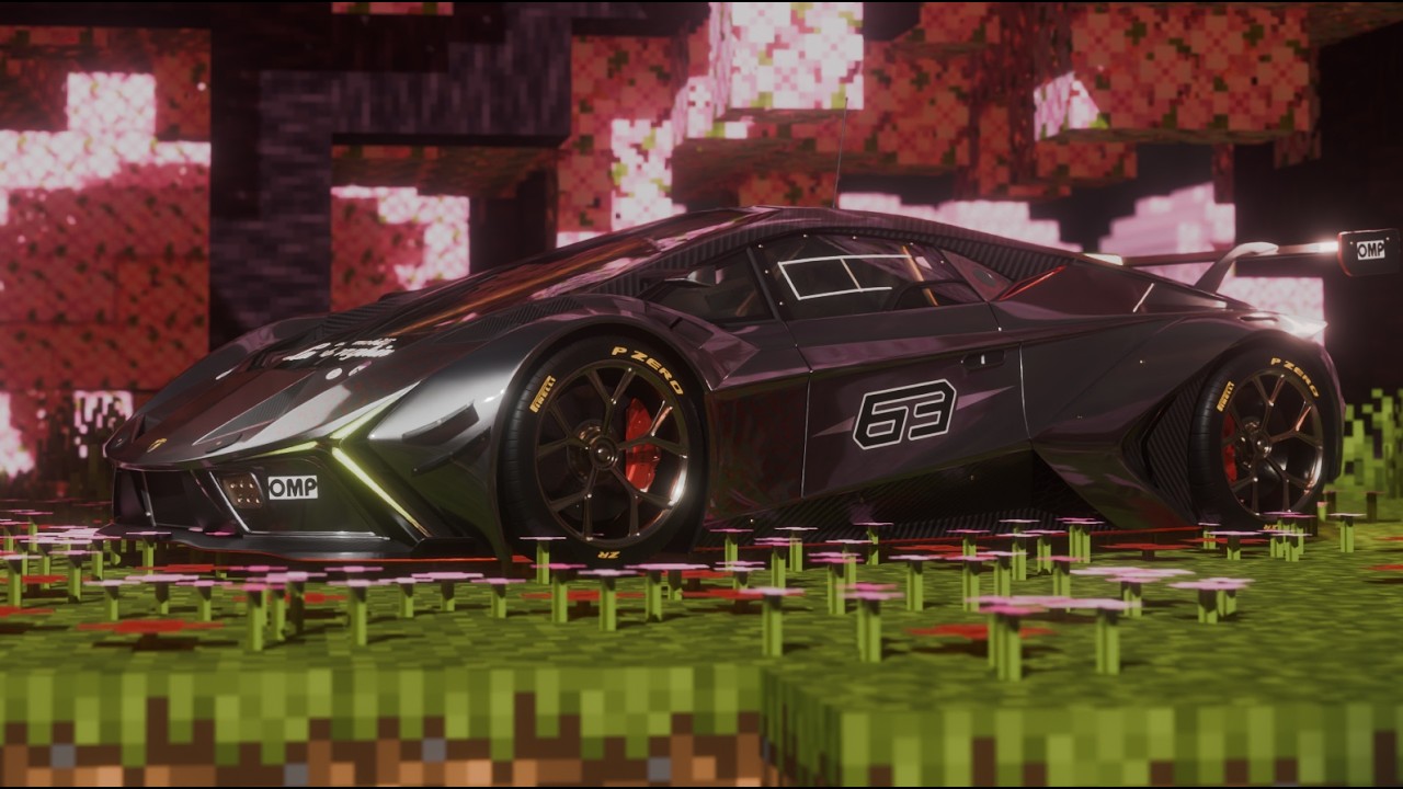 Lamborghini Auro GT3 | Animation | Car edit trend