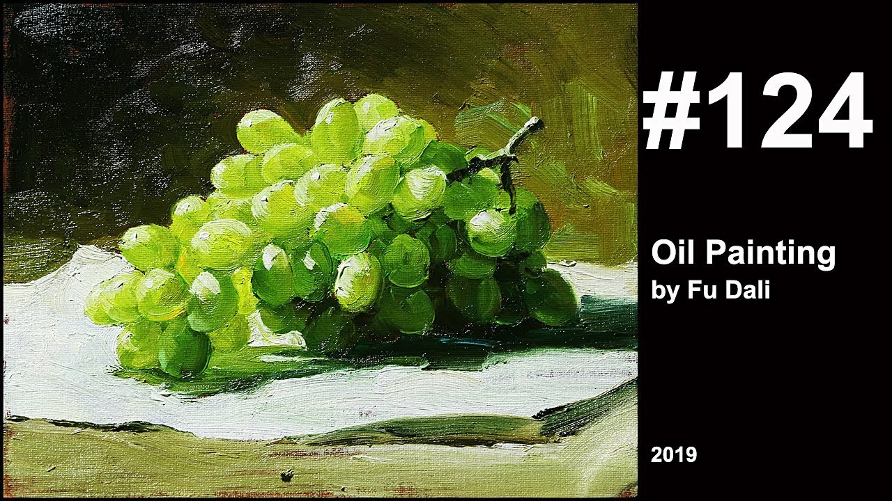 #124 Still life Oil Painting by Fu Dali