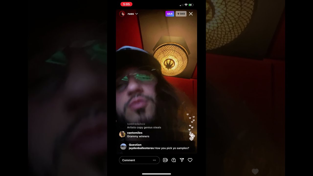 Russ cooking up and giving game on producers using loops how to stay motivated and keep going