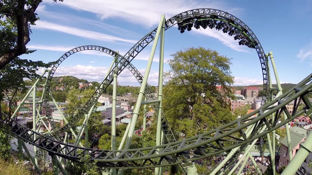 TPR Rides Helix Roller Coaster POV at Liseberg Sweden