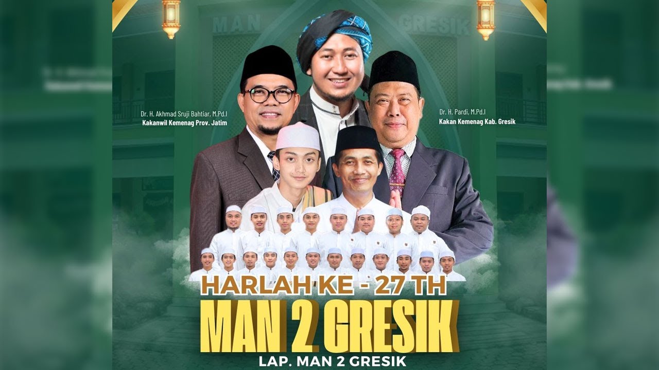 LIVE MAN 2 GRESIK BERSHOLAWAT DALAM RANGKA HARLAH KE 27 BERSAMA MAJLIS TA'LIM  SYUBBANUL MUSLIMIN