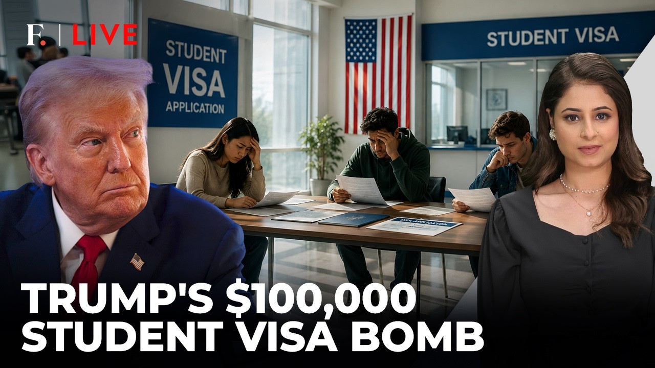 Хотите работать в США после учебы? Новый план Трампа может стоить 100 000 долларов | Firstpost Live