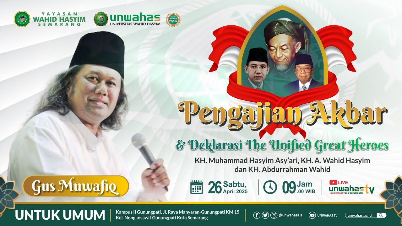 🔴[LIVE] DEKLARASI THE UNIFIED GREAT HEROES & PENGAJIAN AKBAR