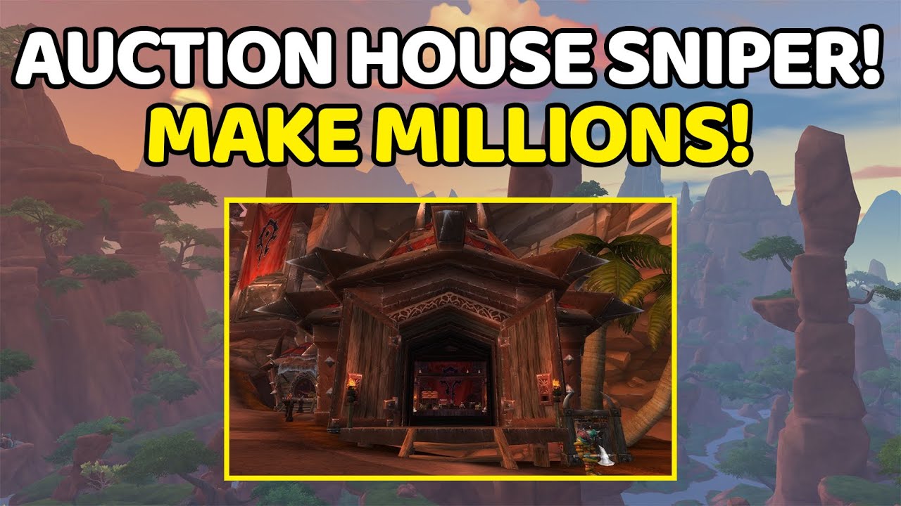 AUCTION HOUSE SNIPER ADDON! Point Blank Sniper Guide & Setup | Shadowlands Goldmaking
