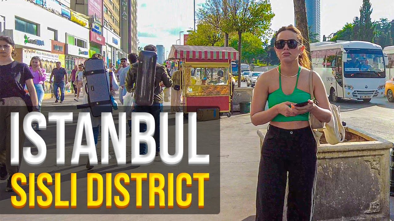 Walking in SISLI Istanbul | 6 JUNE Istanbul Walking tour 2022 (📽⁴ᴷ⁶⁰)
