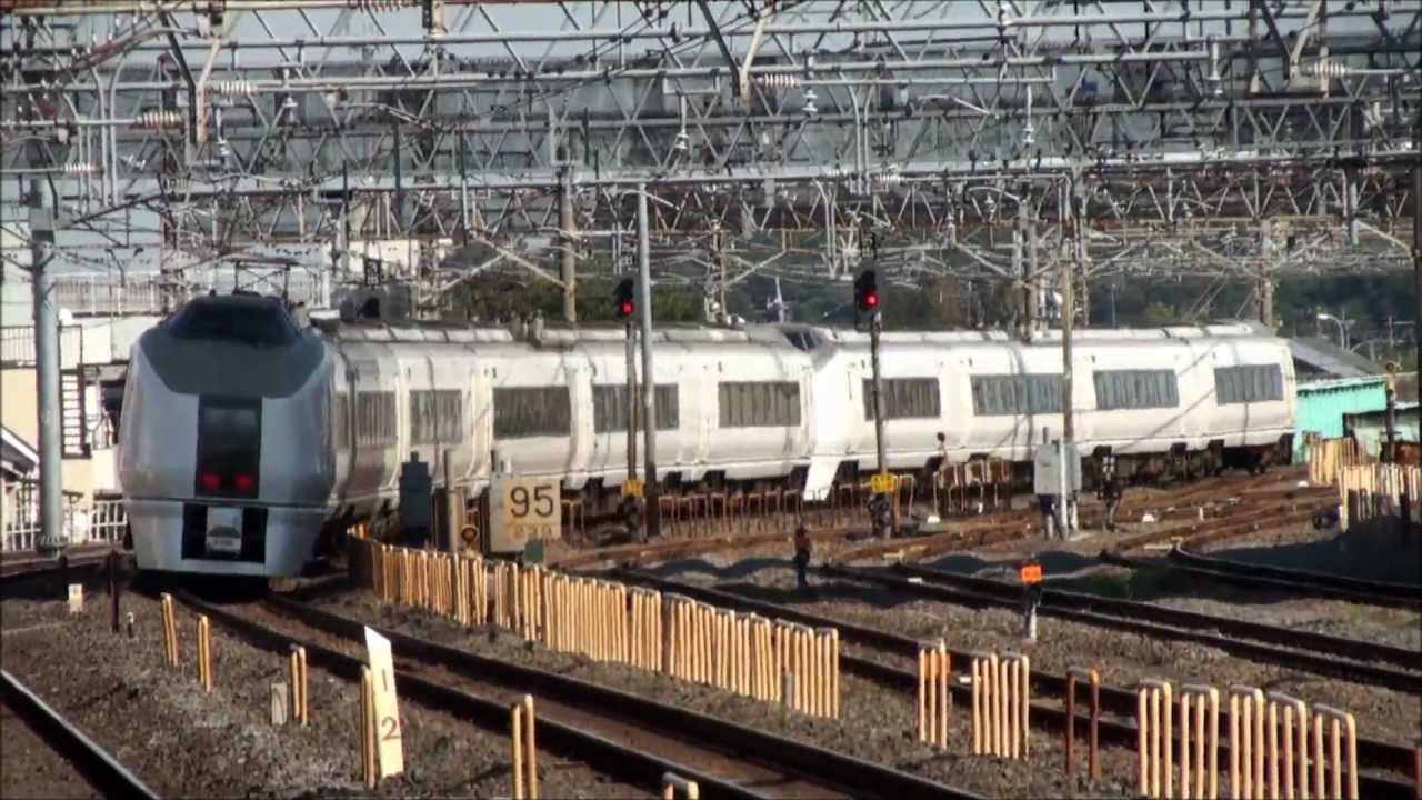 常磐線651系去り行くクイーン