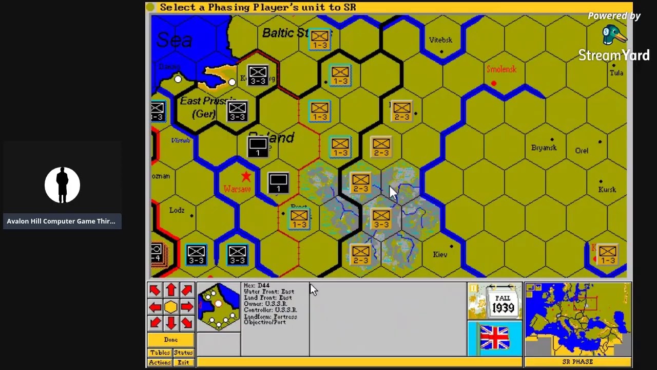 Avalon Hill Third Reich Computer Game Part 1