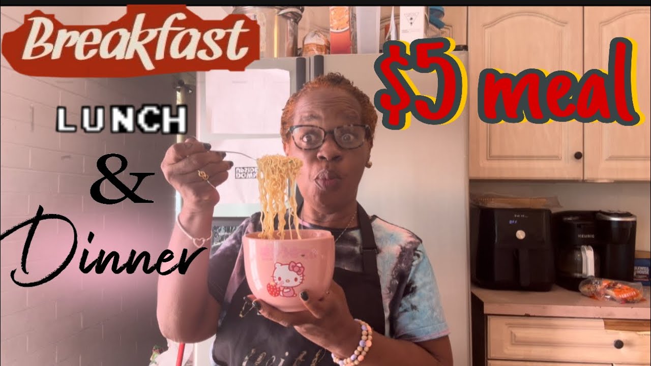 EMERGENCY BUDGET MEALS & QUICK | BREAKFAST,LUNCH & DINNER! 