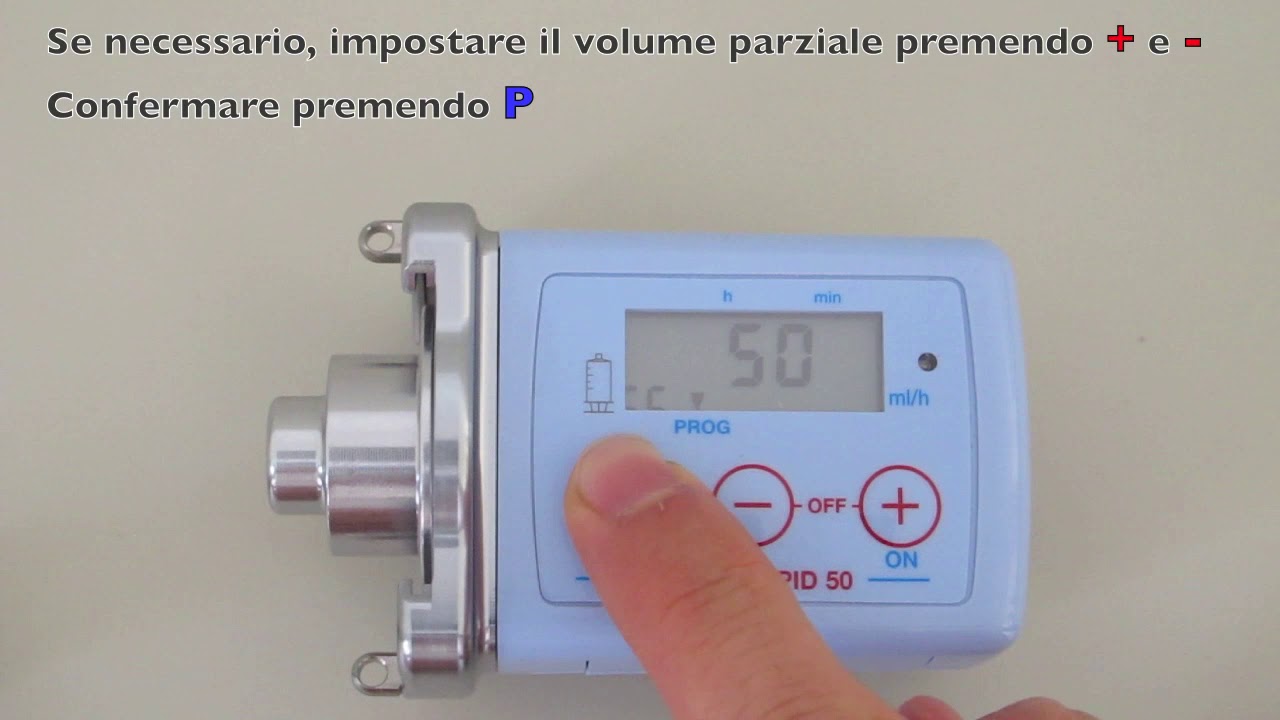 Crono S-PID 50 Programming in flow rate mode  (F)
