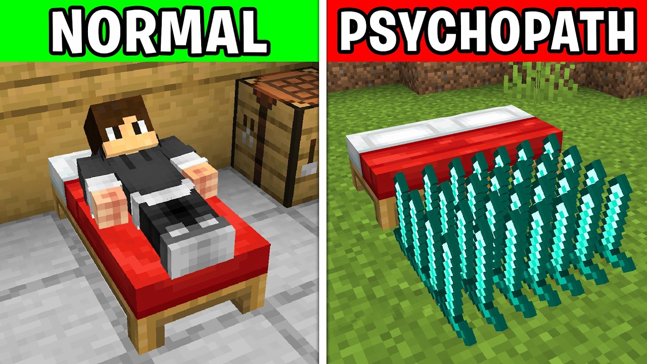 Как играют в Minecraft РАЗНЫЕ ИГРОКИ!