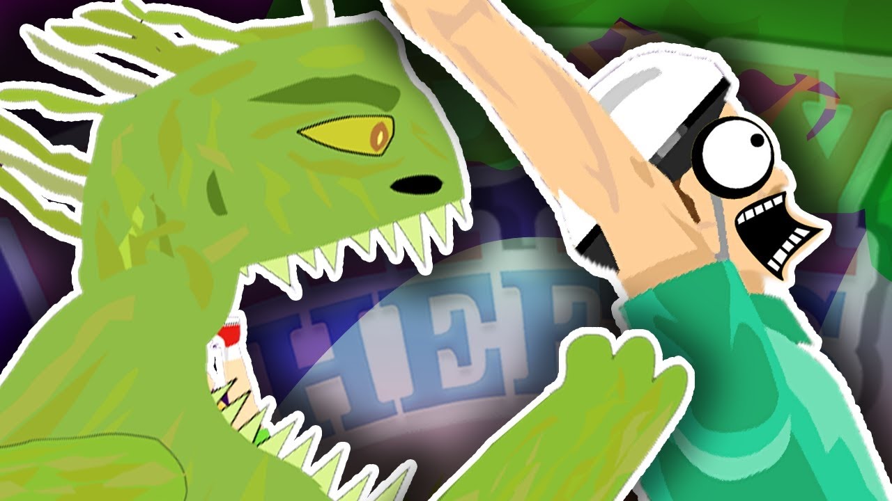 МОНСТР ДЕЛАЕТ КОКТЕЙЛЬ ИЗ ЛЮДЕЙ!!! - Happy Wheels 35