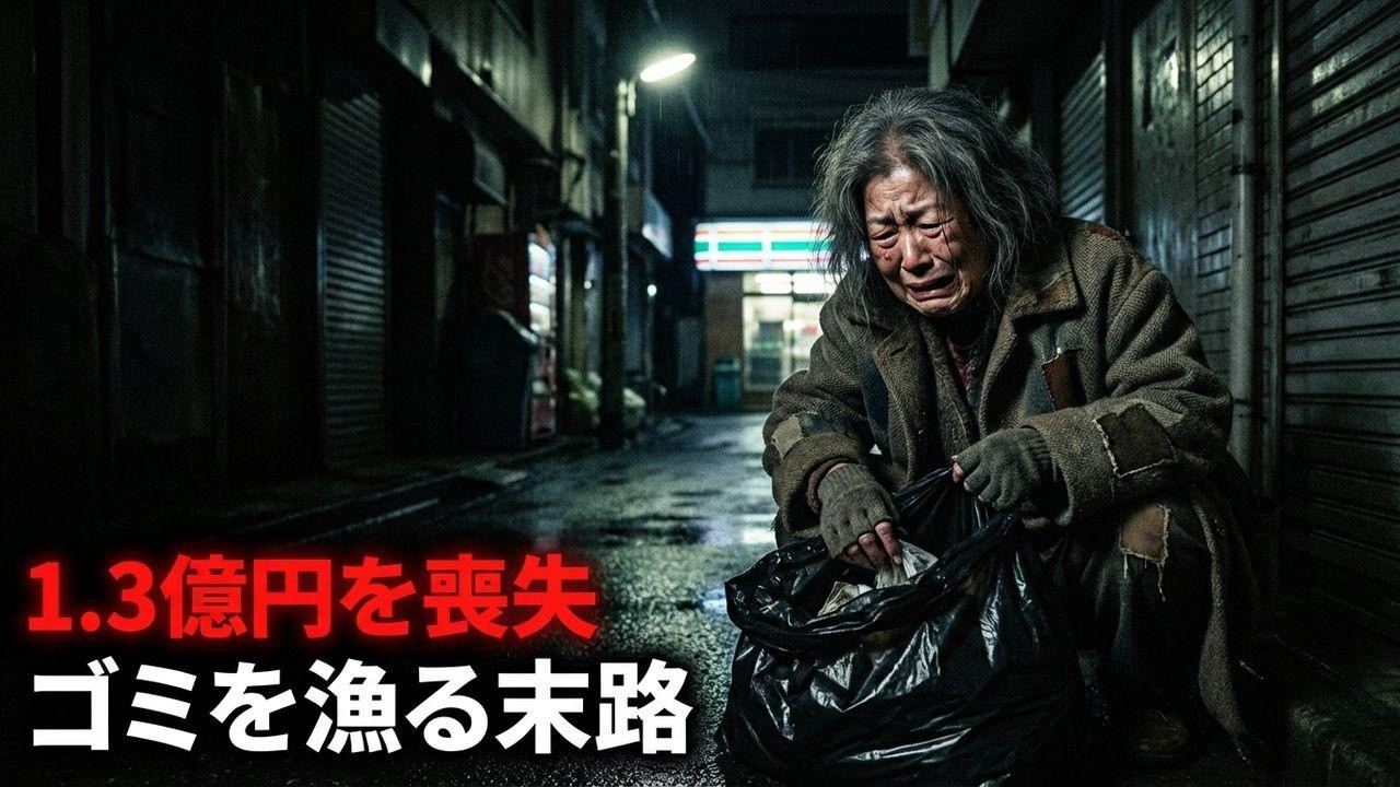 「年金はいらない」1.3億円失いゴミを漁る74歳、最悪の末路