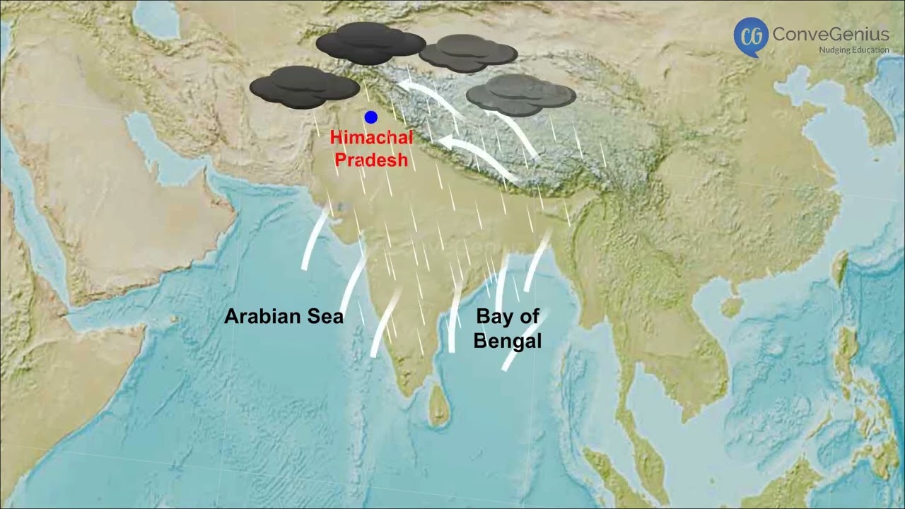 Onset and withdrawal of monsoons | Class 9 | Geography