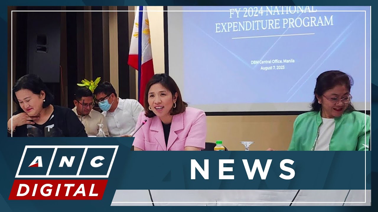 PH Budget Department holds media briefing on proposed 2024 spending plan | ANC