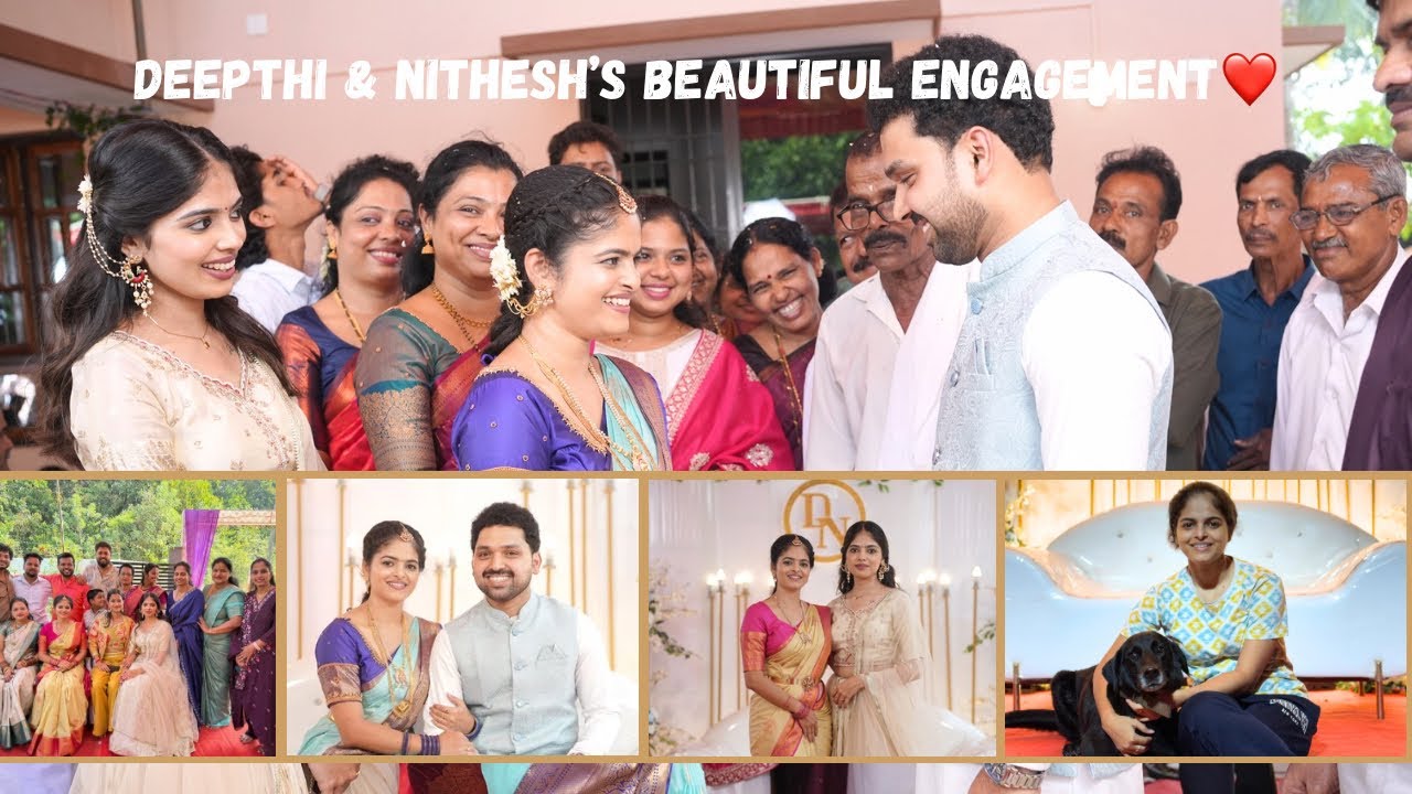 Deepthi ❤️ Nithesh | Engagement Ceremony