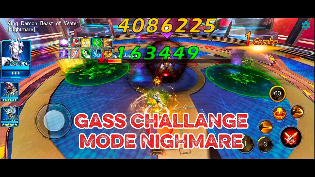Ultraman Noa SSS Berrmain Di Mode Challange Nightmare