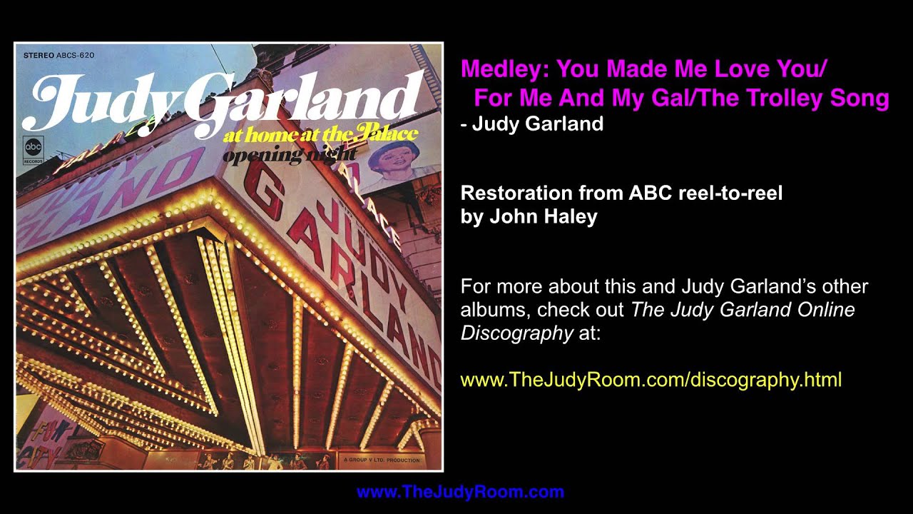 Judy Garland at the Palace 1967 remastered -  Medley