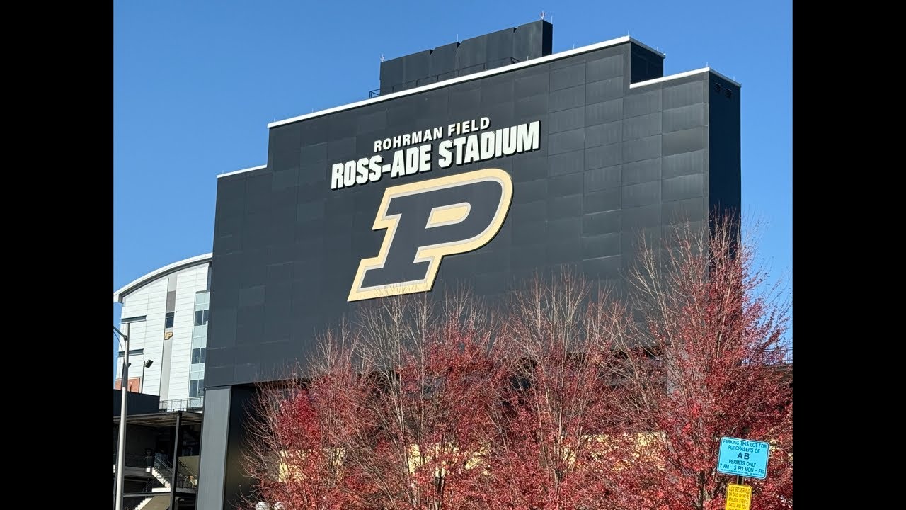Outside Ross-Ade Stadium