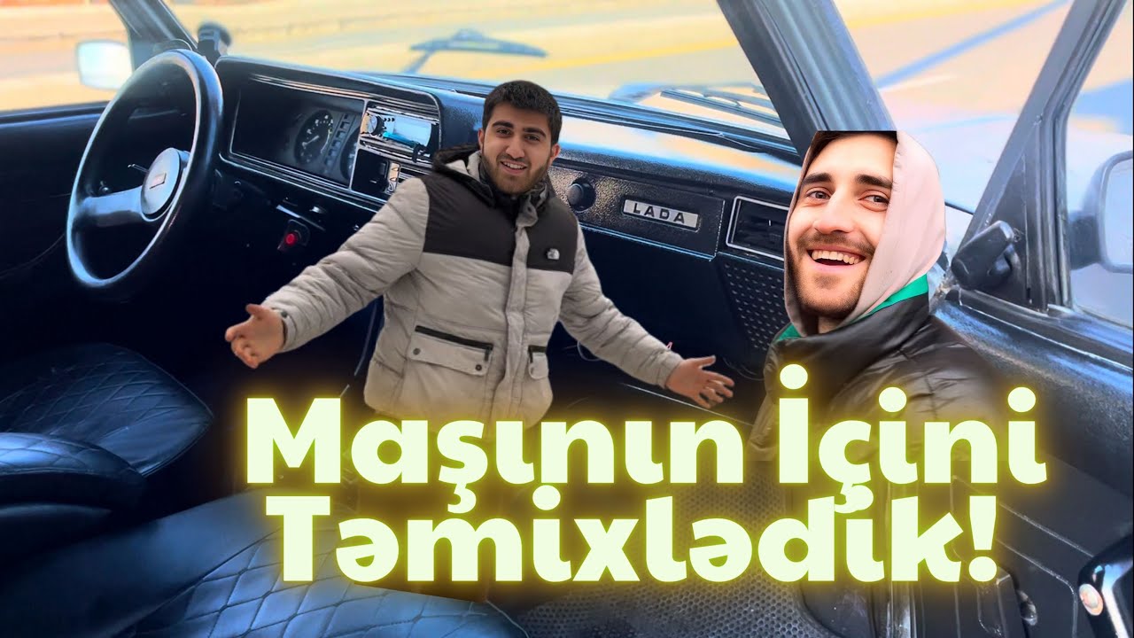 GÜNLÜK VLOG #7 | MAŞININ İÇİNİ TƏMİZLƏDİK 🧽