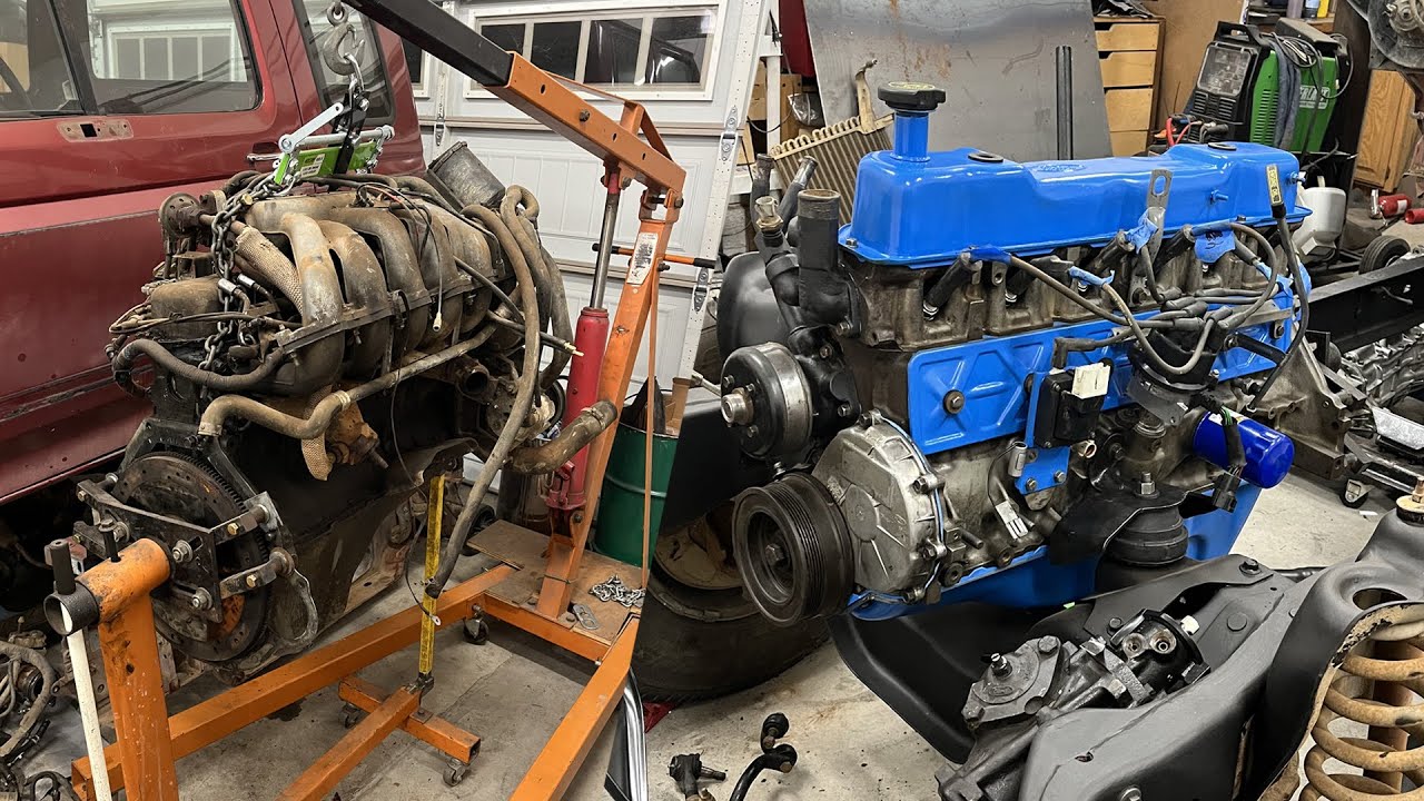 Ford 4.9 engine rebuild restoration
