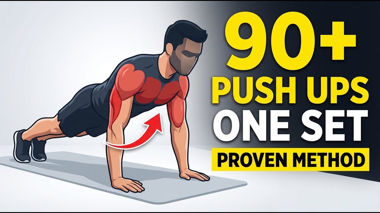 90+ Push Ups in One Set – The Proven Training Method