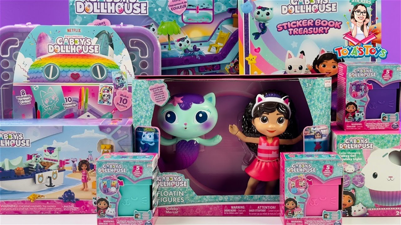 Unboxing and Review of Dreamworks Gabby’s Dolhouse Toys Collection