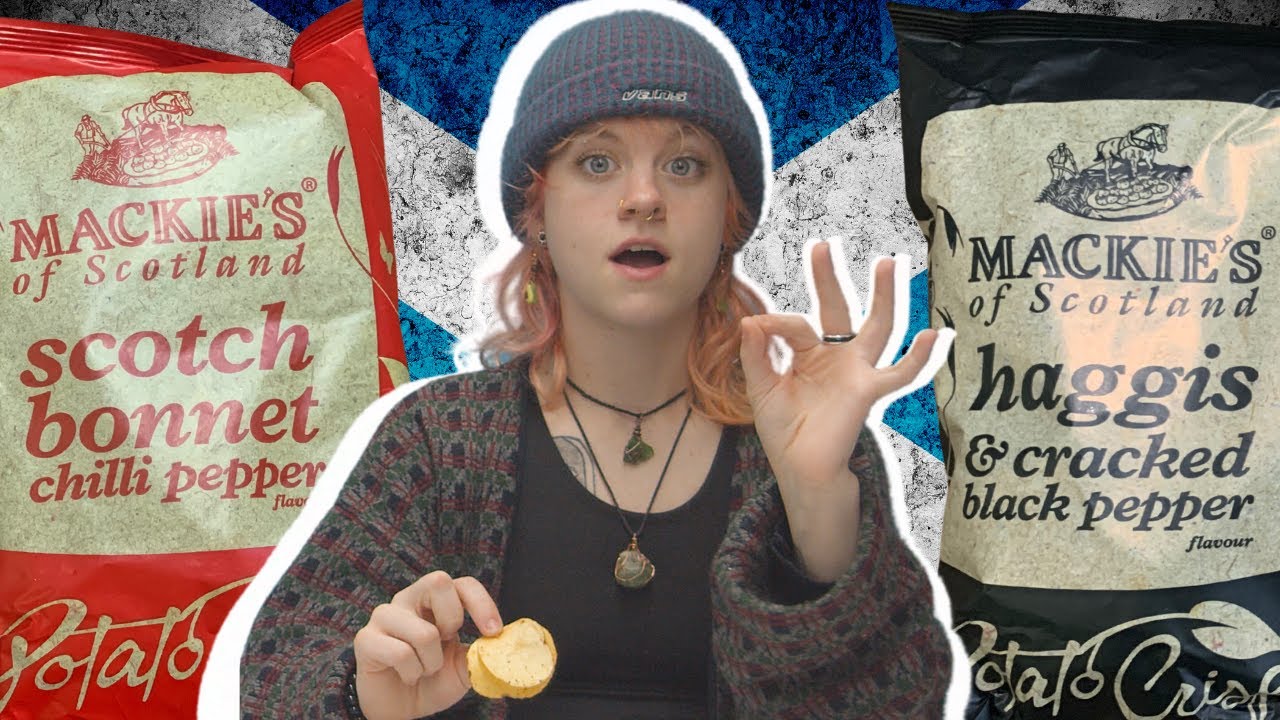 Americans TRY Mackie's Crisps of Scotland