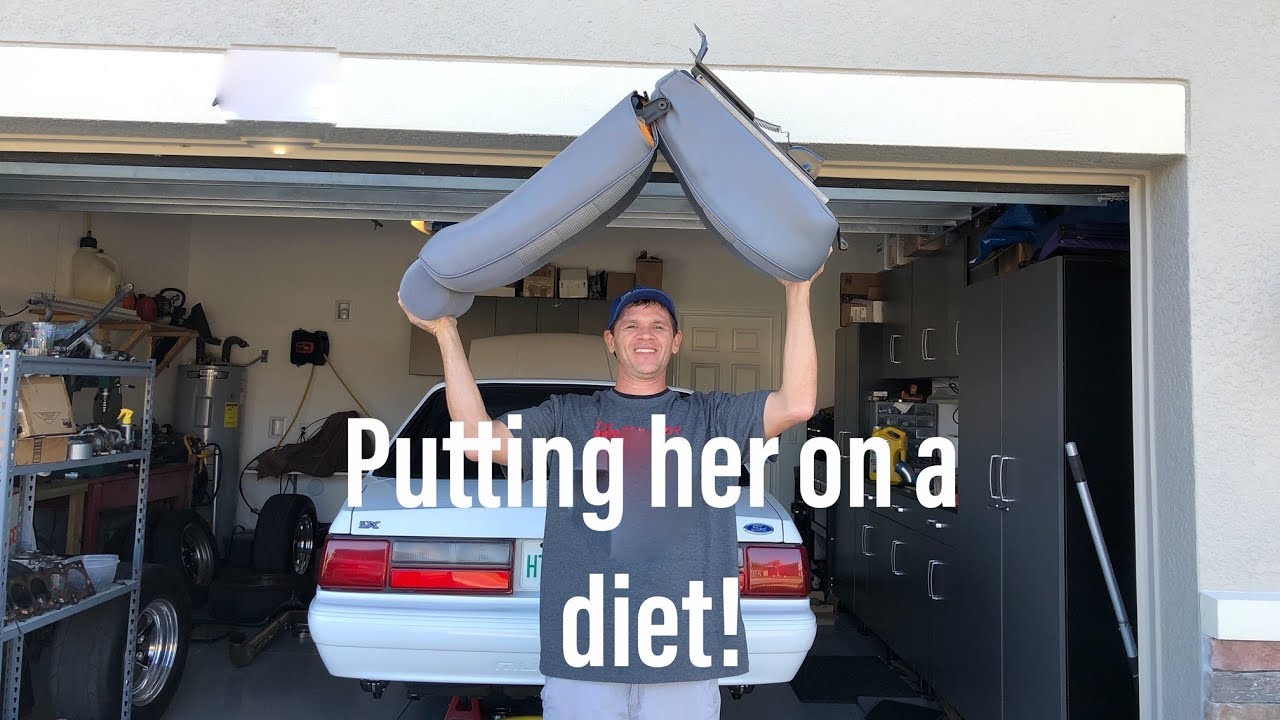 Fox Body Mustang goes on a diet! Weight reduction tips!