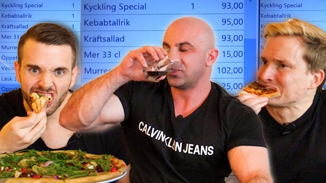 Går det att äta för 1000 kr på en pizzeria? Med Sveriges bästa Bodybuilder!