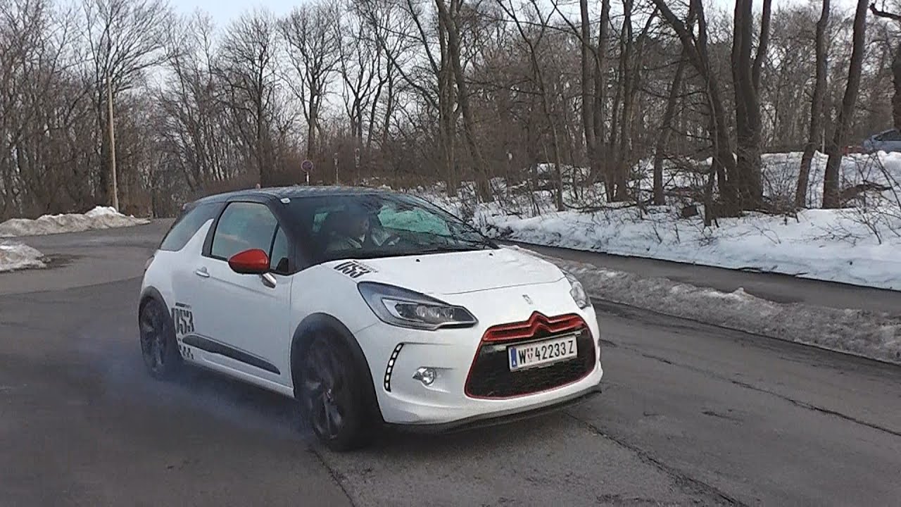 Citroen DS3 Racing - Sound, Wheelspins, Ride & Fun