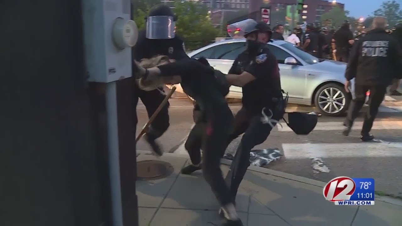Arrests made at protest outside Providence Police department