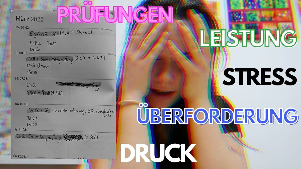 Die stressigste (Schul)Woche meines Lebens 😰😐 (letztes Semester!!) | Matura 2022