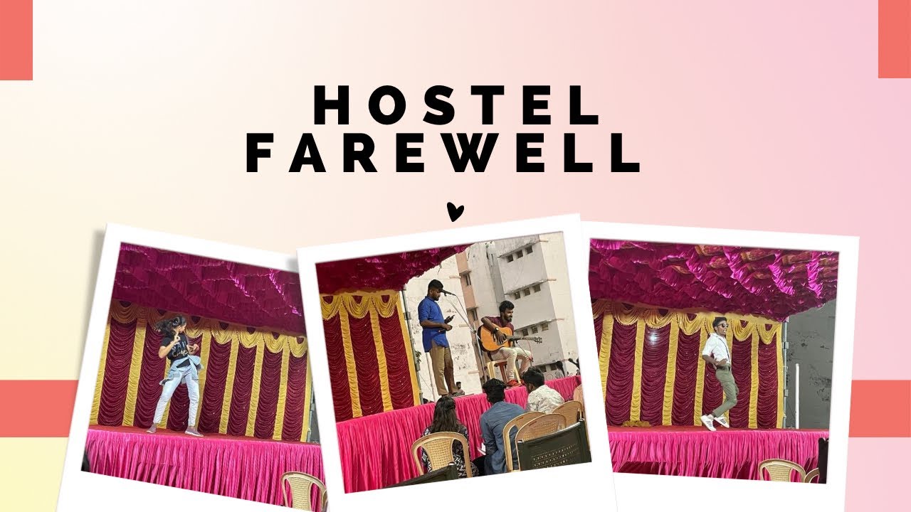 HOSTEL FAREWELL PERFORMANCES 🔥| PART 1 || UNIVERSITY OF MADRAS|| TARAMANI CAMPUS ||.