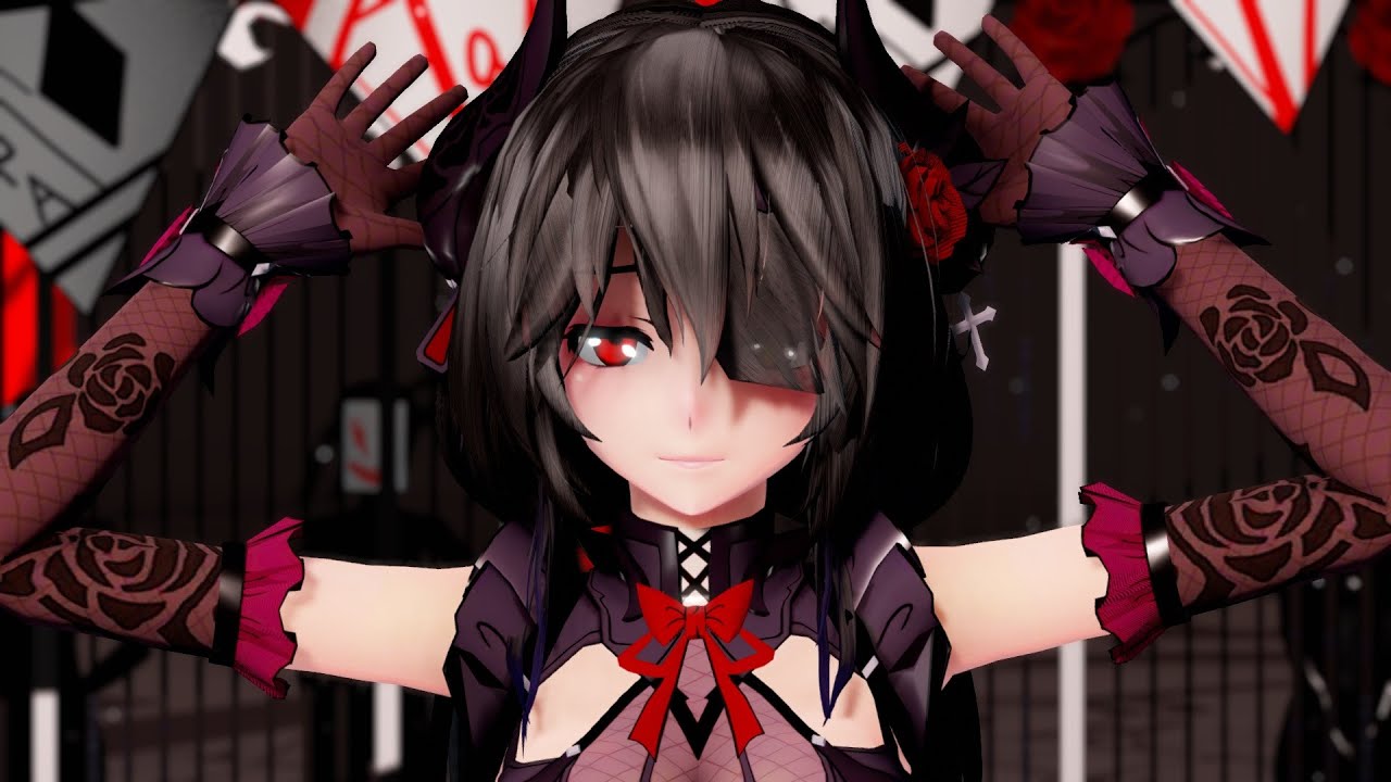『MMD』 ジェヘナ(Gehenna)  狂三薄暮呢喃 (kurumi